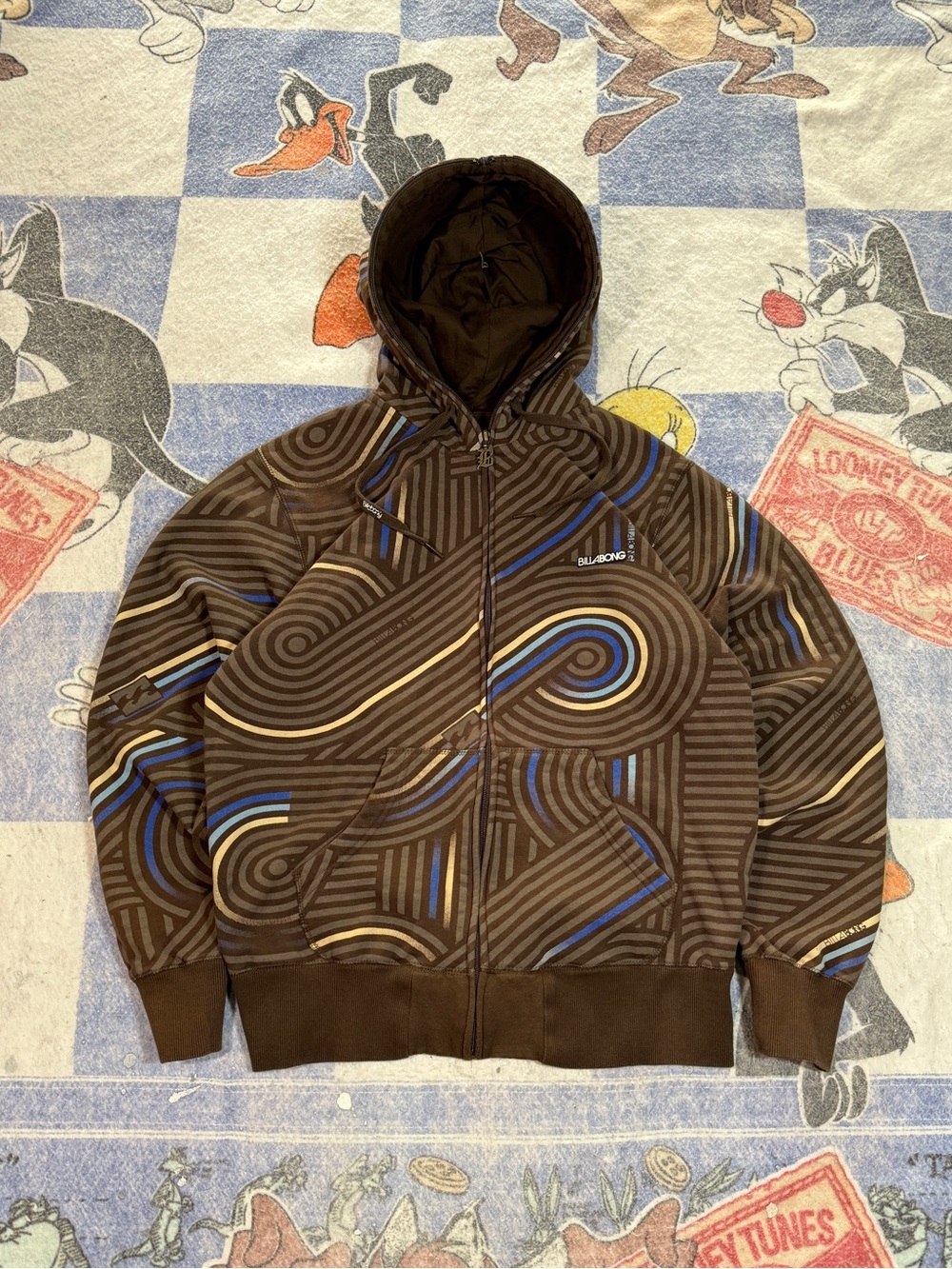 Y2K billabong zip up sweatshirt